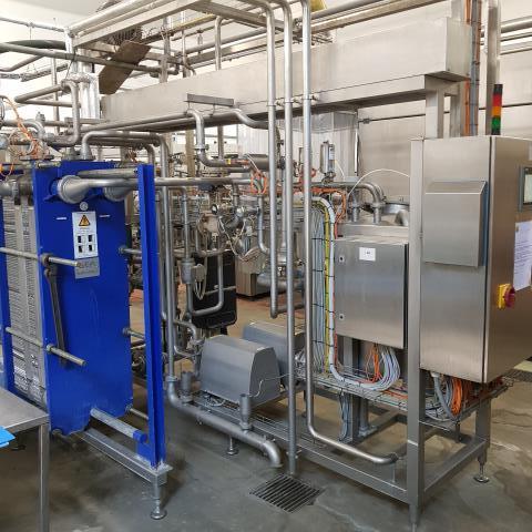 Flash pasteurizer from the company GEA 4,000 liters/h